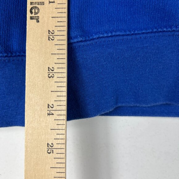 Y2K Duke Blue Devils Sweatshirt Adult Medium Blue Faded Pullover Hoodie - Picture 14 of 16